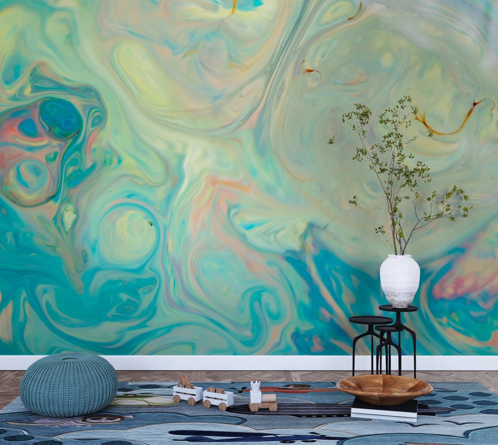 Fototapet fundal turcoaz deschis