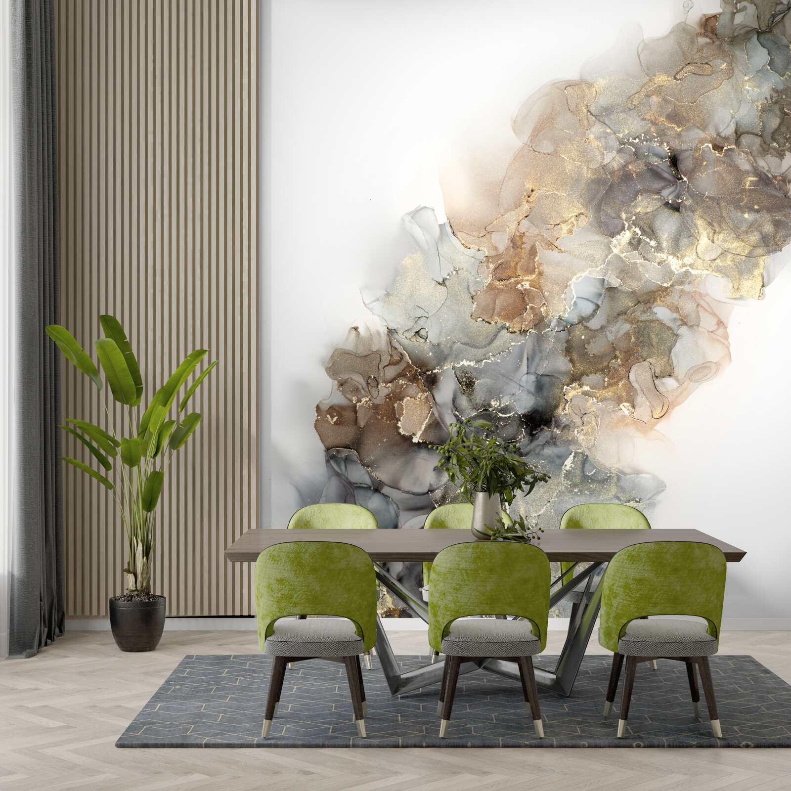 Fototapet atmosferă luxoasă, fermecătoare