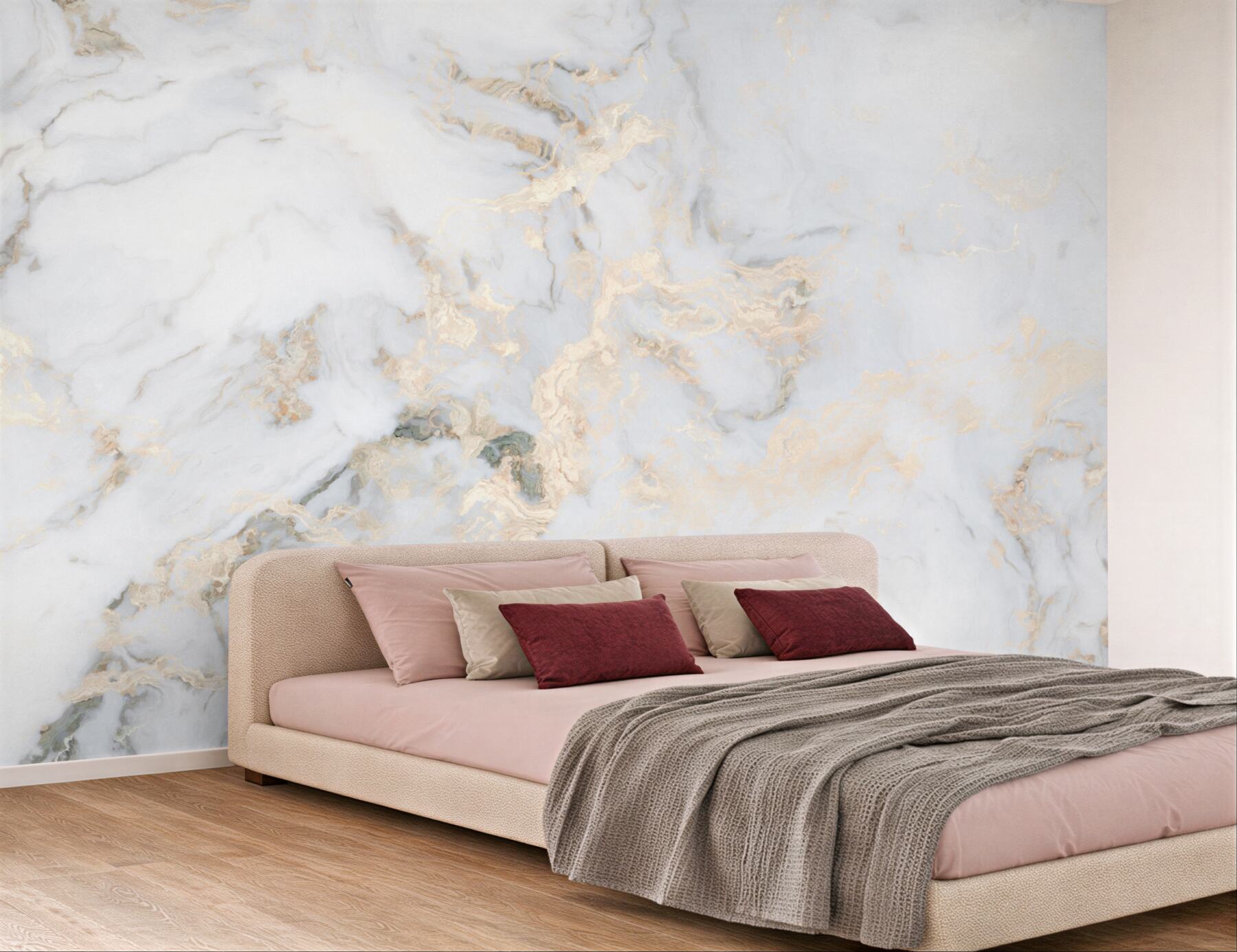 Fototapeta luksusowy biały marmur