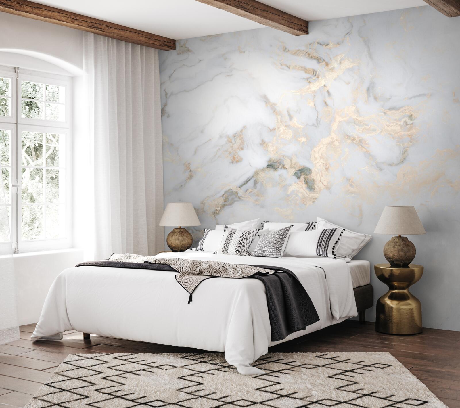 Fototapet marmură albă de lux