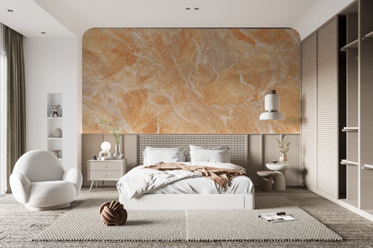 Fototapet fundal onix în nuanțe de portocaliu