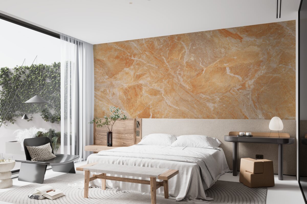 Fototapet fundal onix în nuanțe de portocaliu