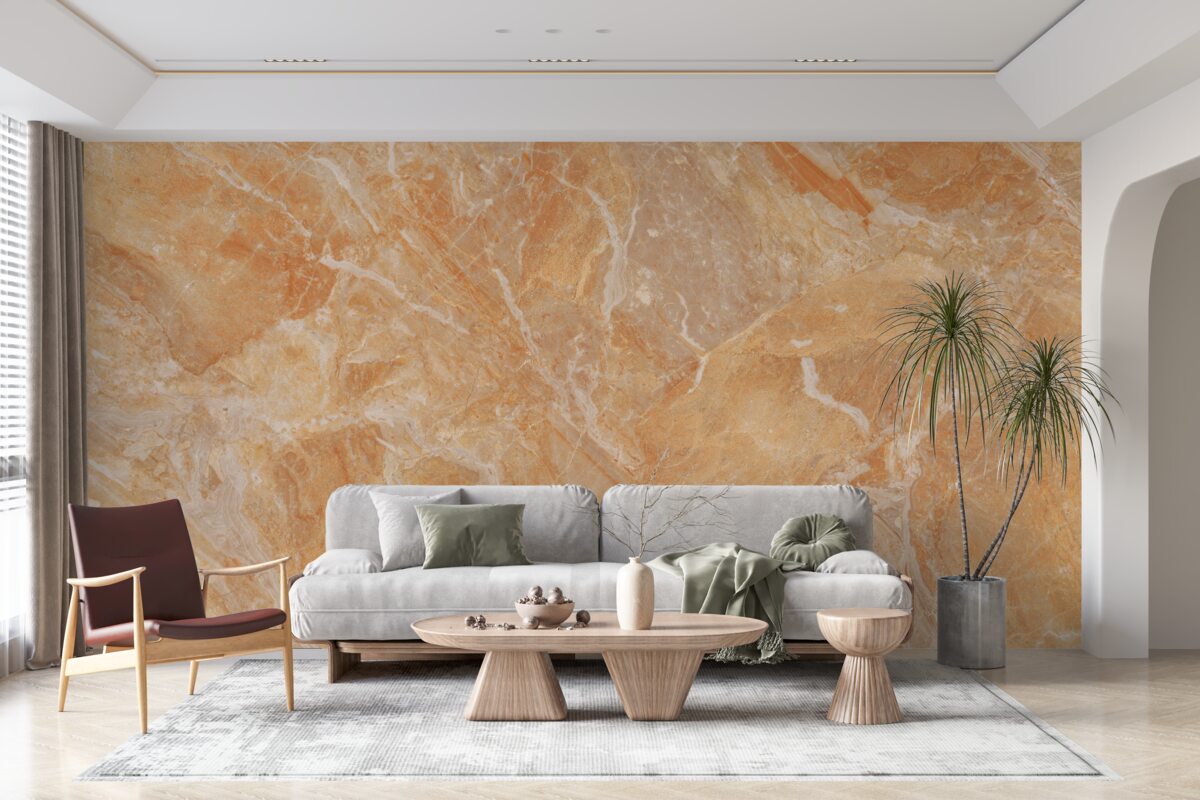 Fototapet fundal onix în nuanțe de portocaliu