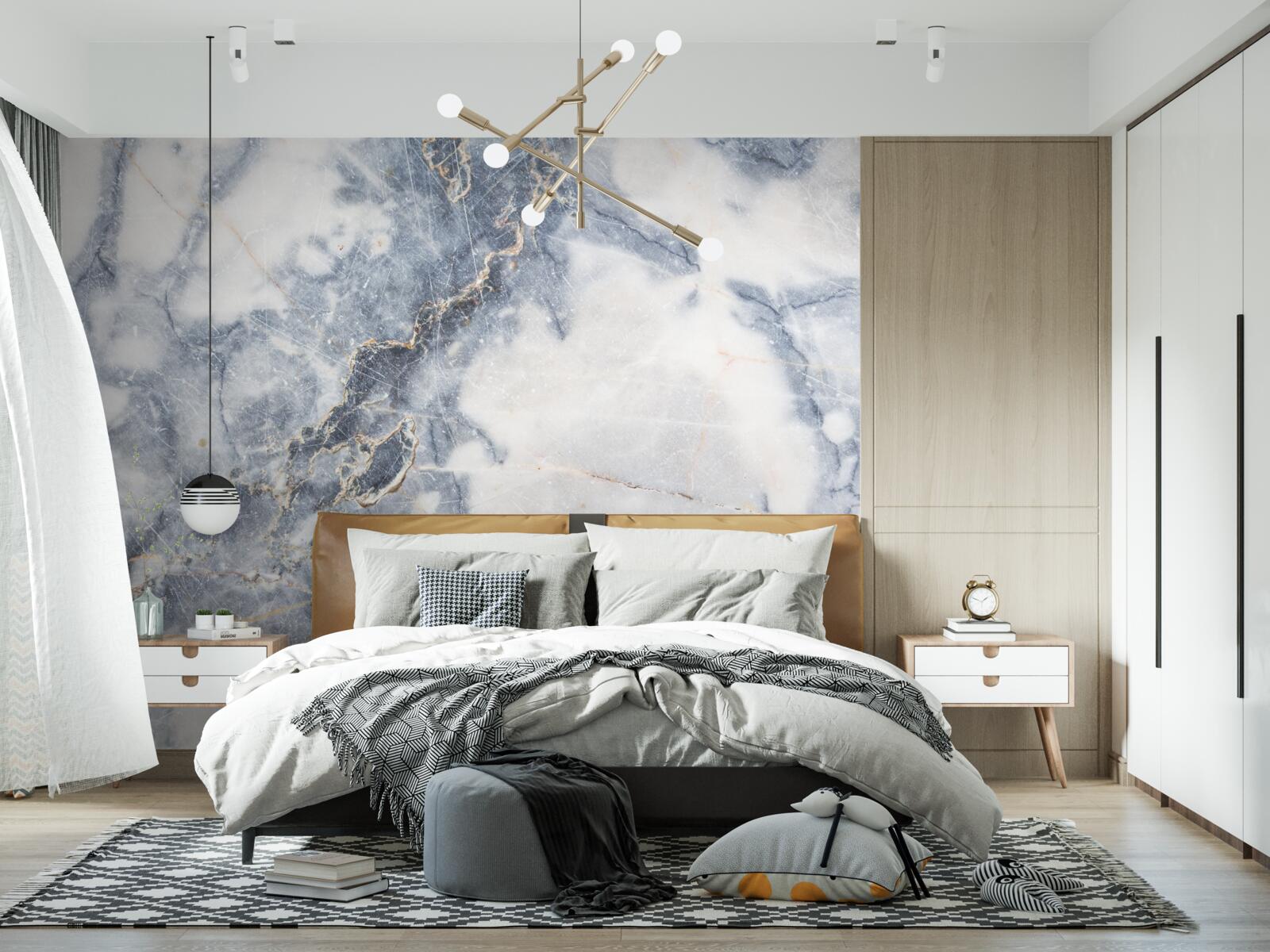 Fototapet fundalul este marmură gri