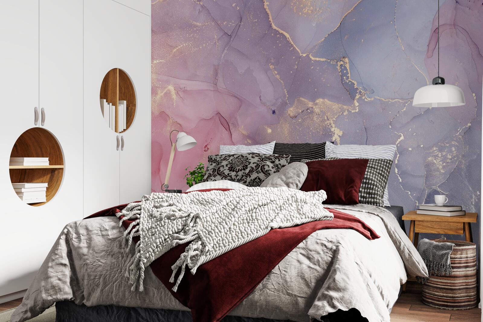 Fototapet fundal în culori pastelate realizat din acril