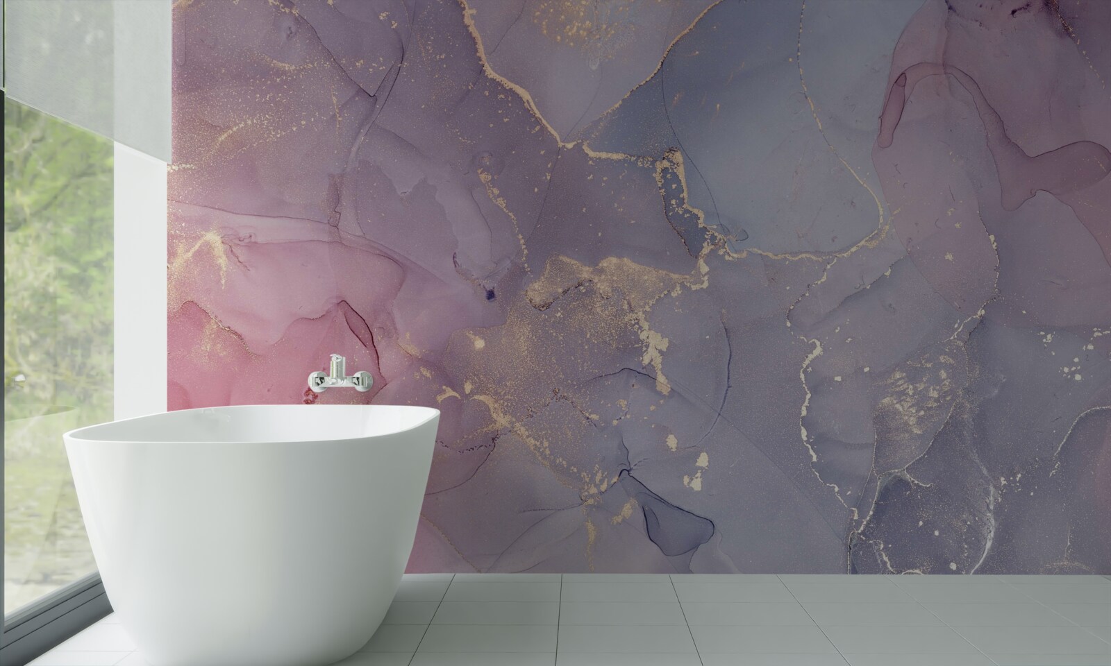 Fototapet fundal în culori pastelate realizat din acril