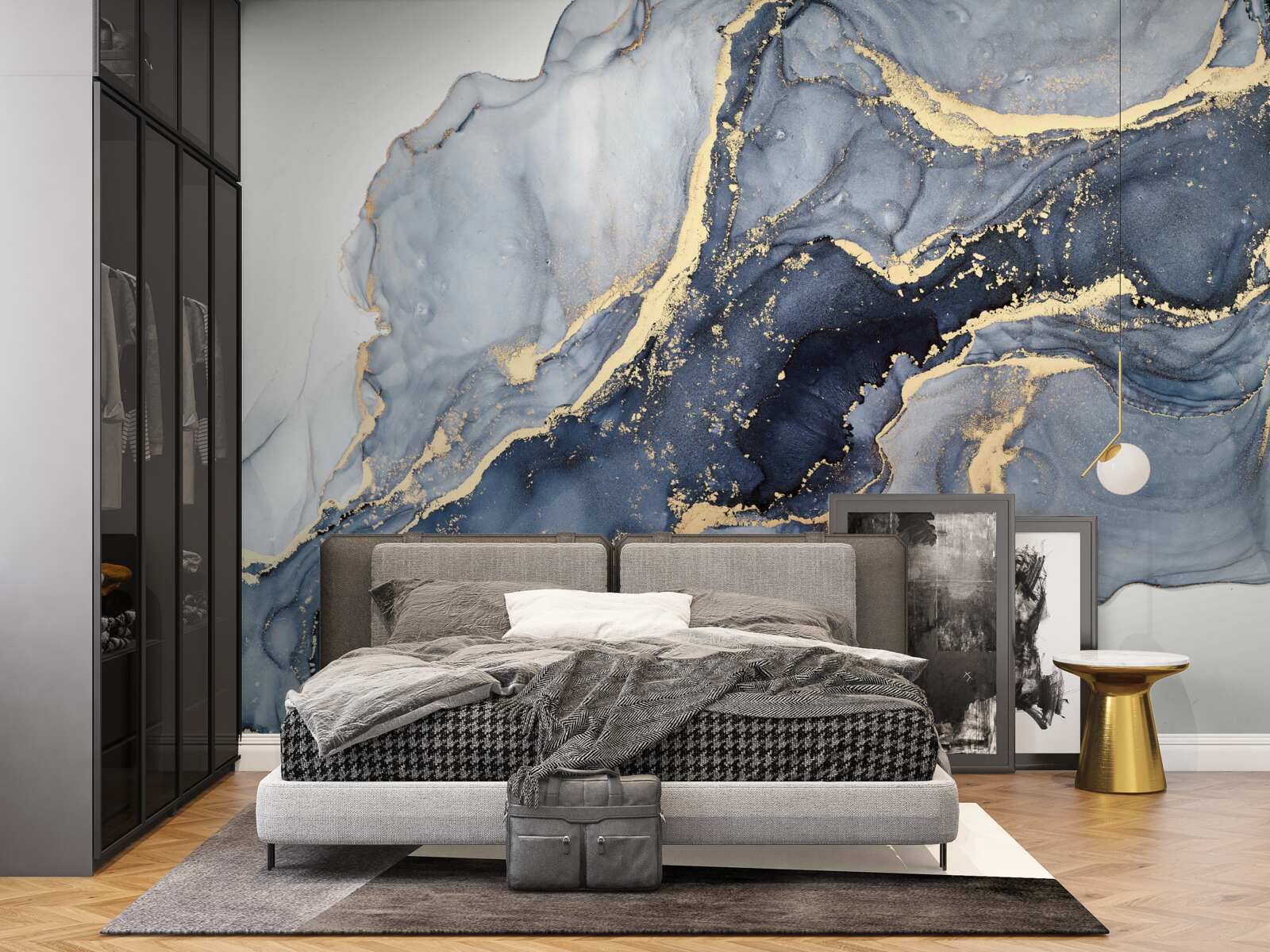 Fototapet emoția culorii indigo