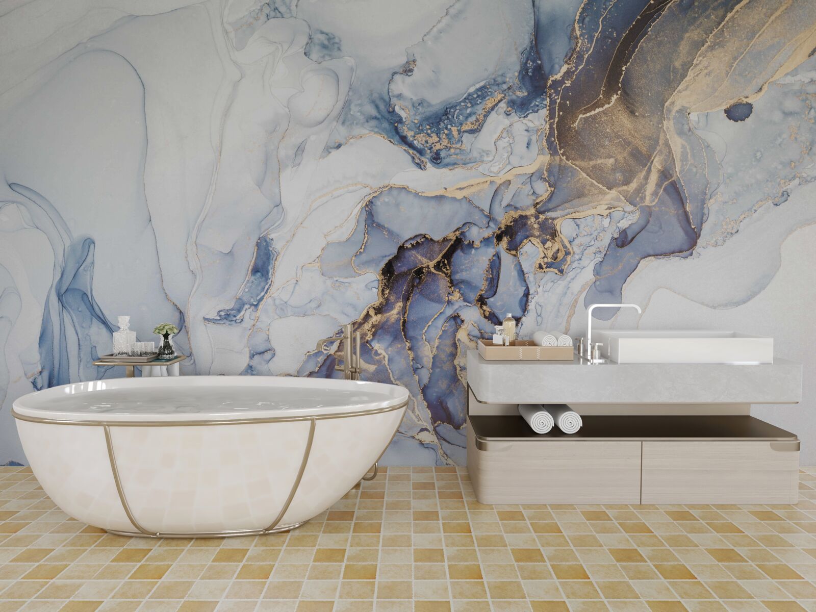 Fototapet fundal de marmură cer