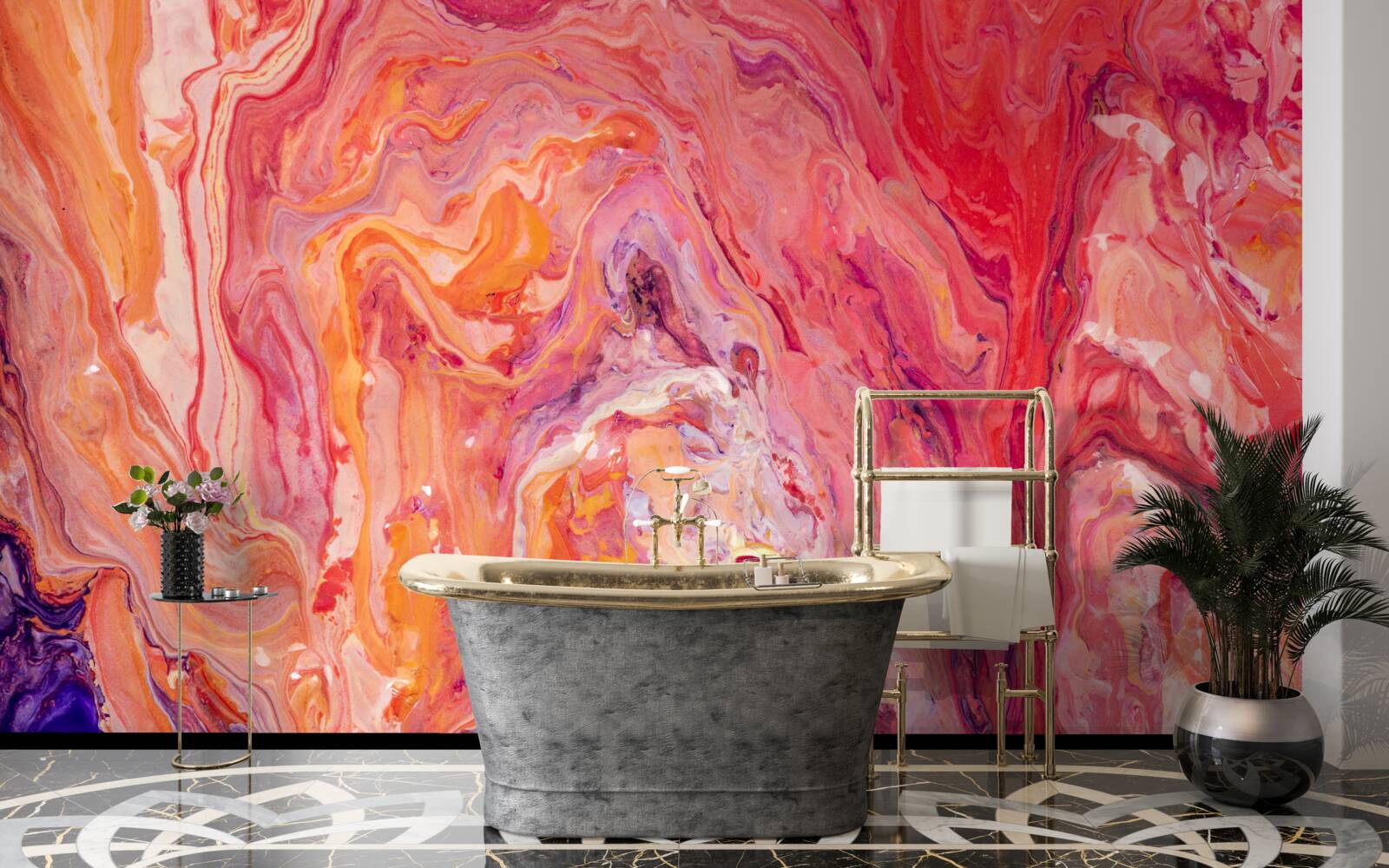 Fototapet fluxuri gradient de culoare