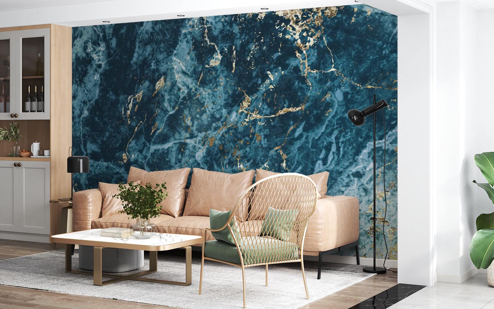 Fototapet malachit fundal abstract