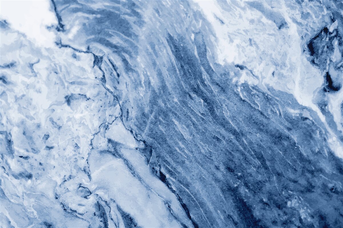 Fototapet formațiuni de iarnă din apă înghețată