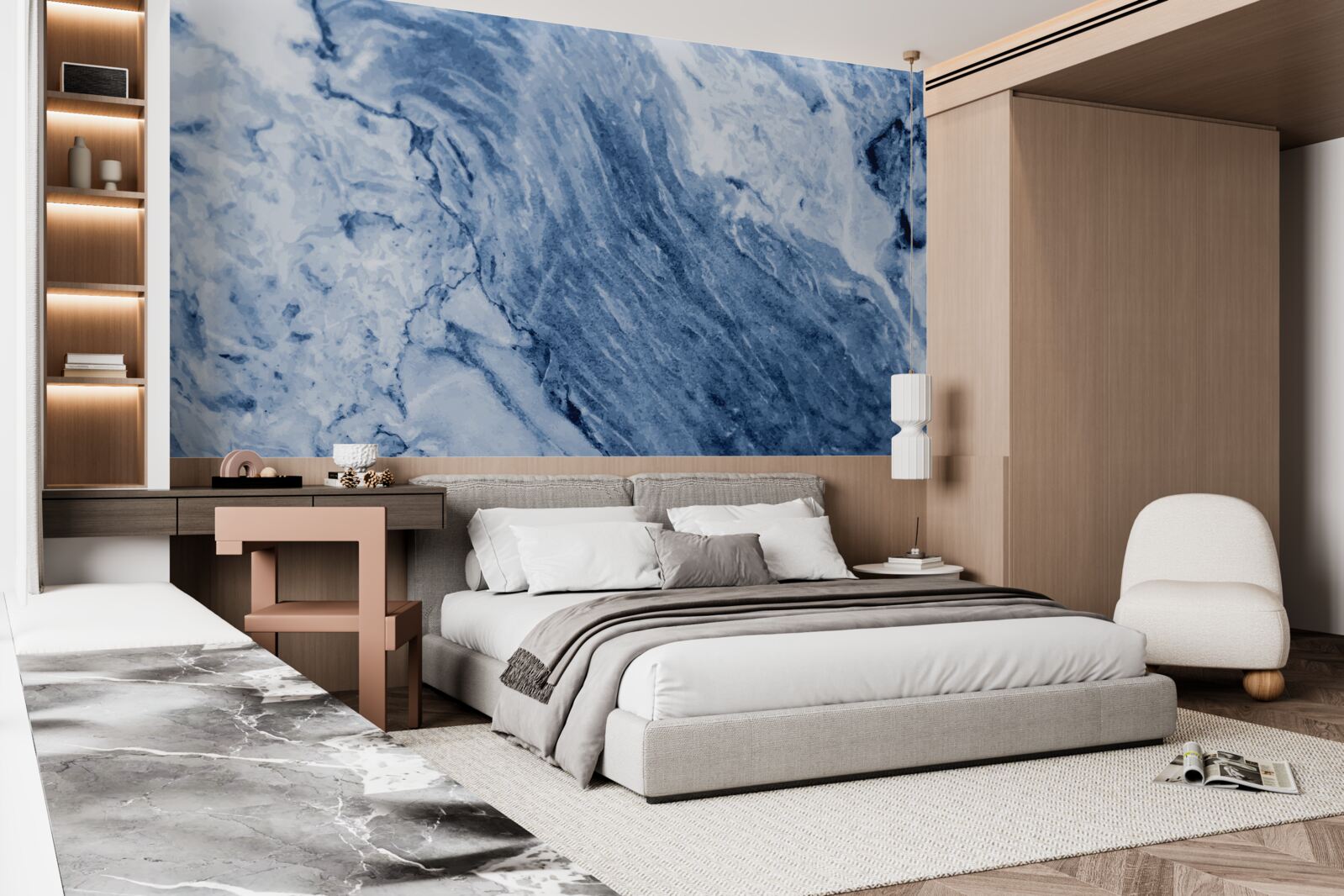 Fototapet formațiuni de iarnă din apă înghețată