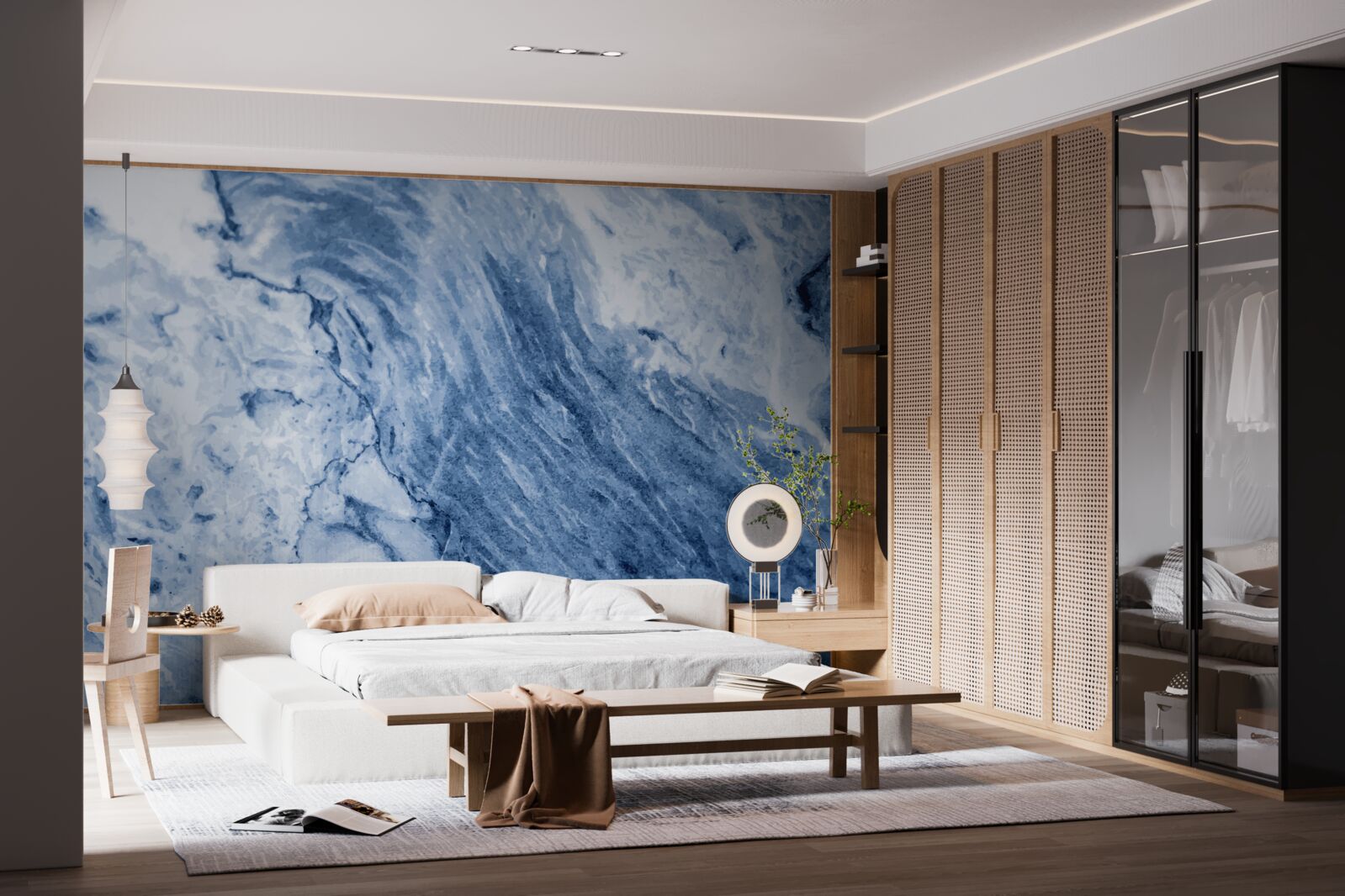 Fototapet formațiuni de iarnă din apă înghețată