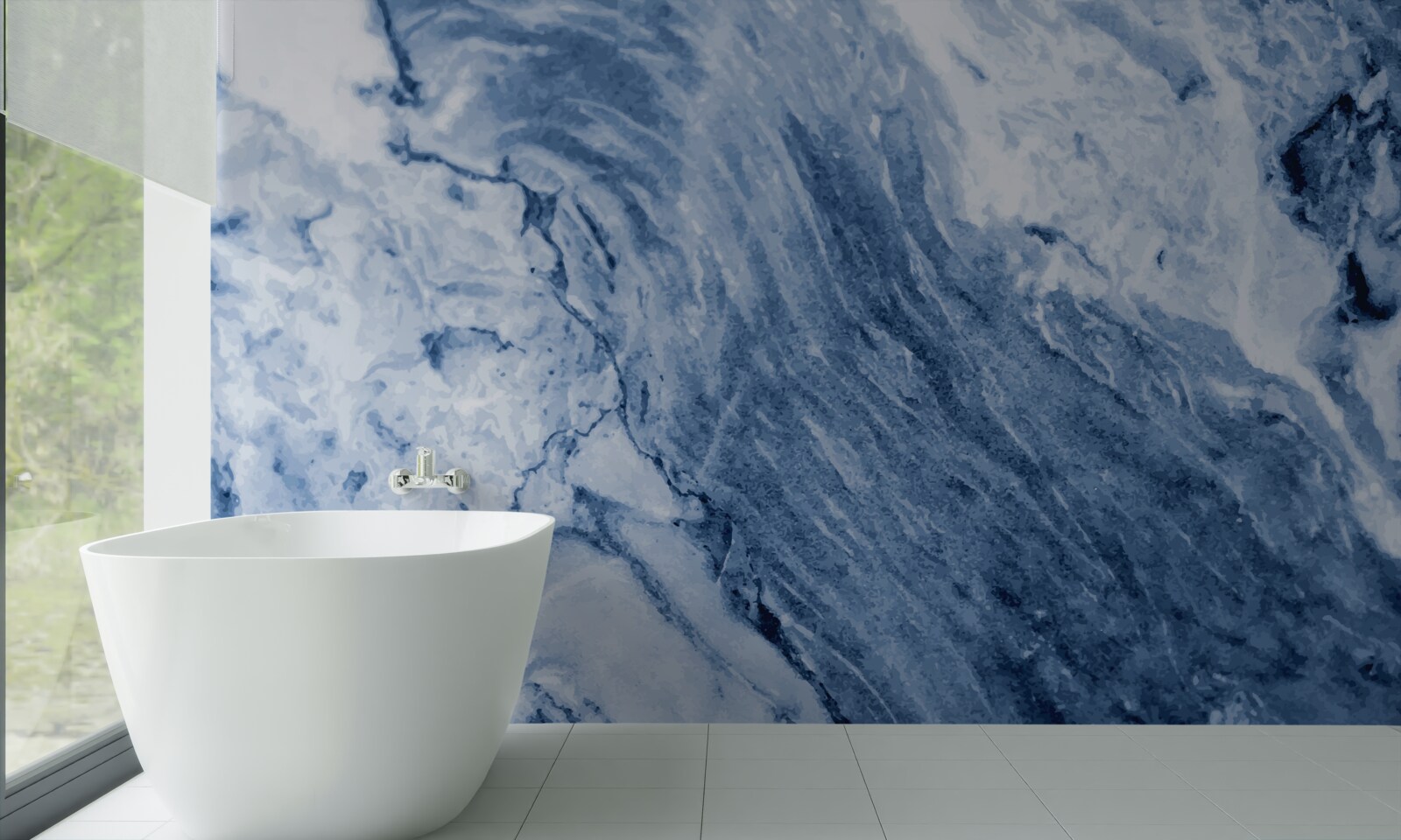 Fototapet formațiuni de iarnă din apă înghețată