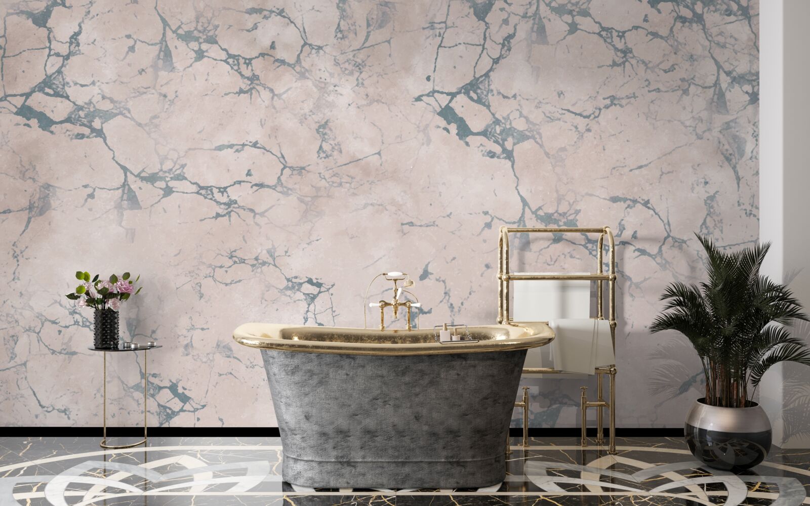 Fototapet textură ușoară marmorată