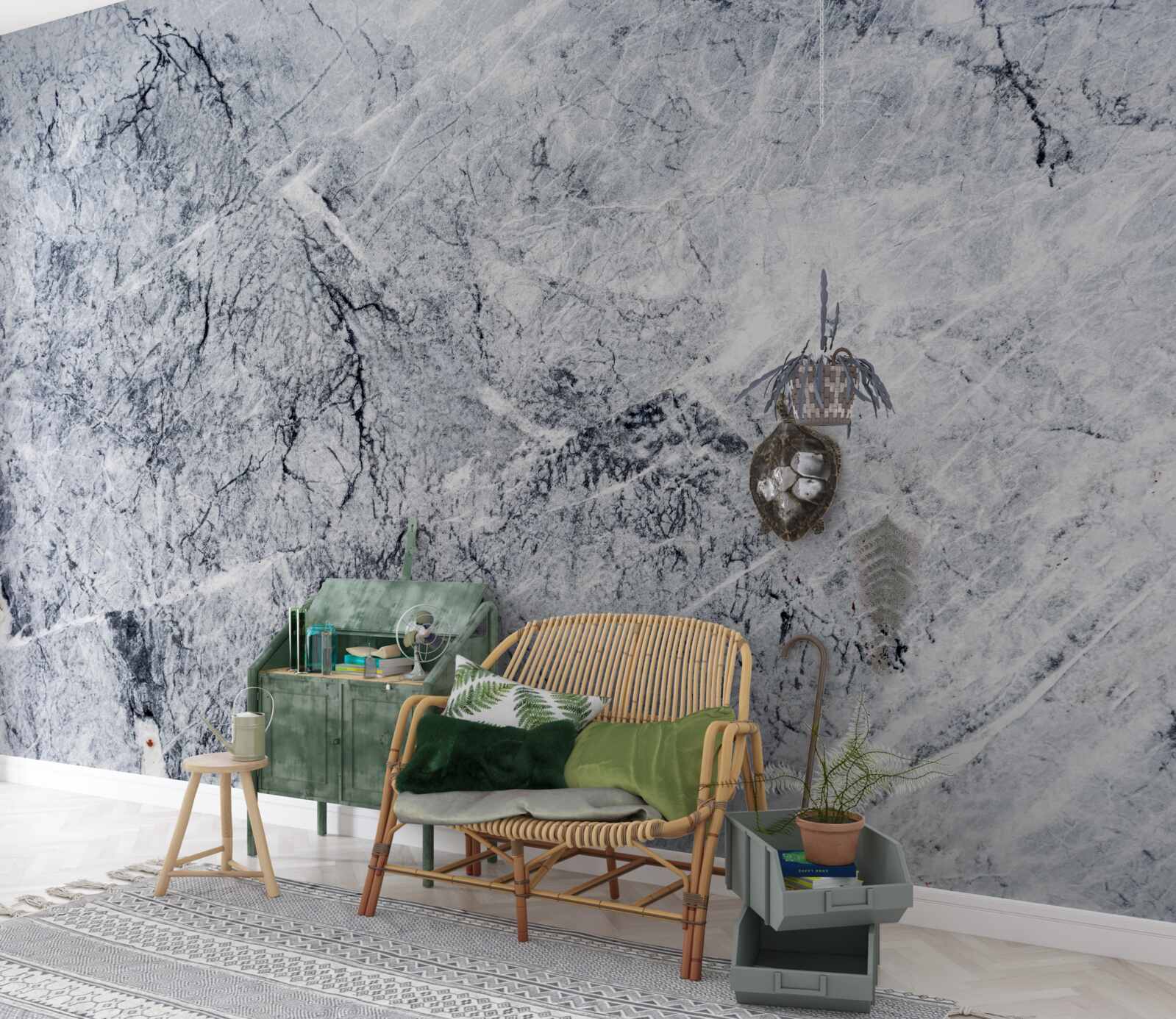 Fototapet marmură gri elegantă