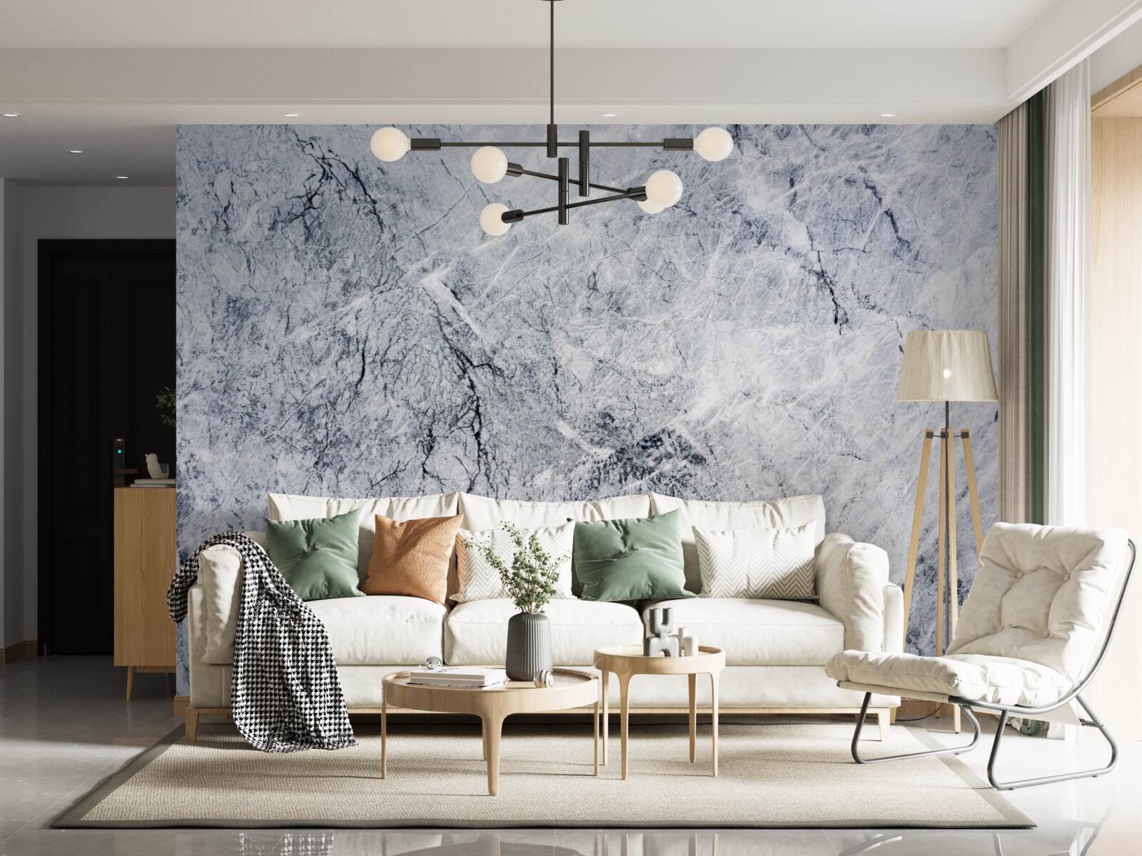 Fototapet marmură gri elegantă