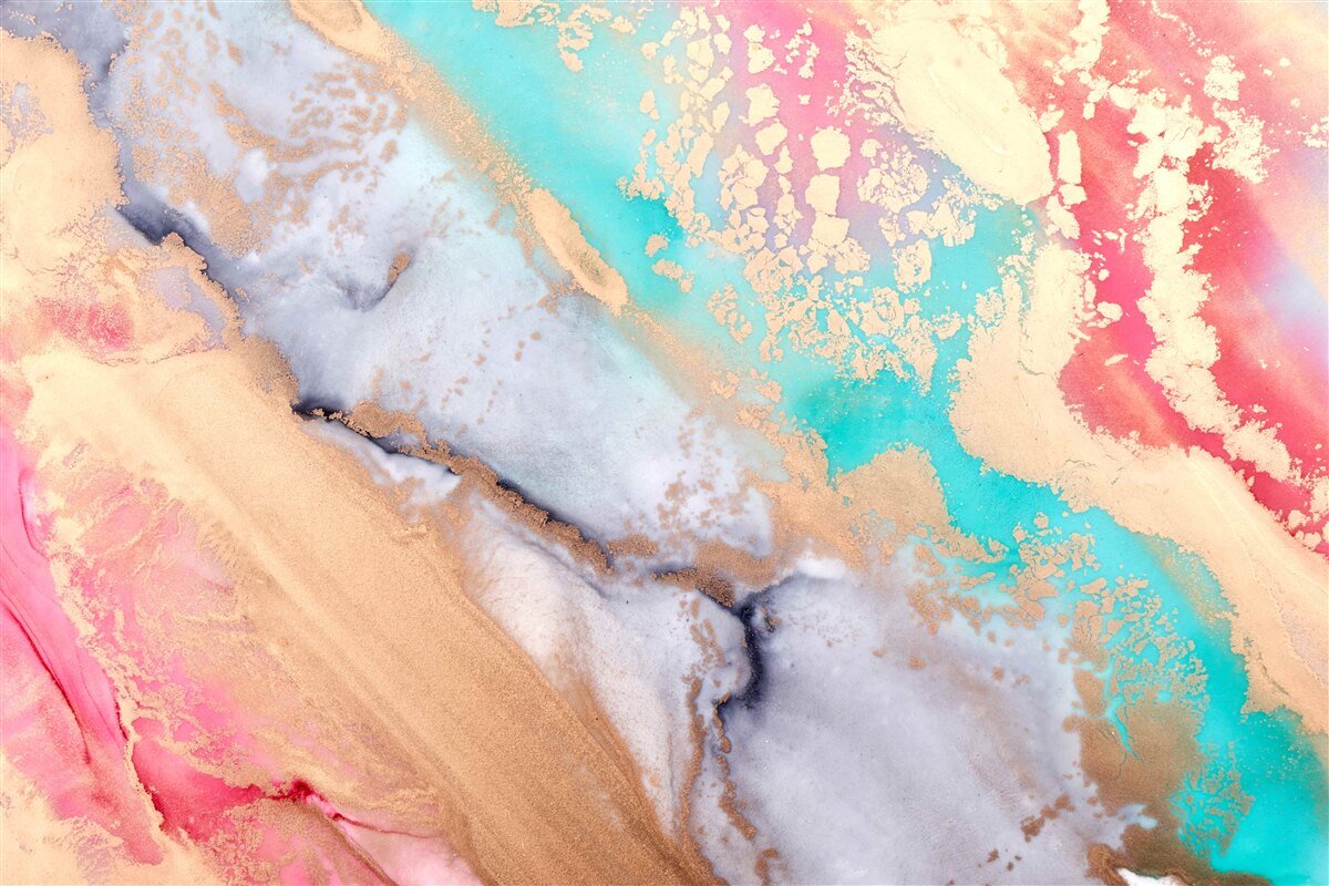 Fototapet cerneală de acuarelă ușoară