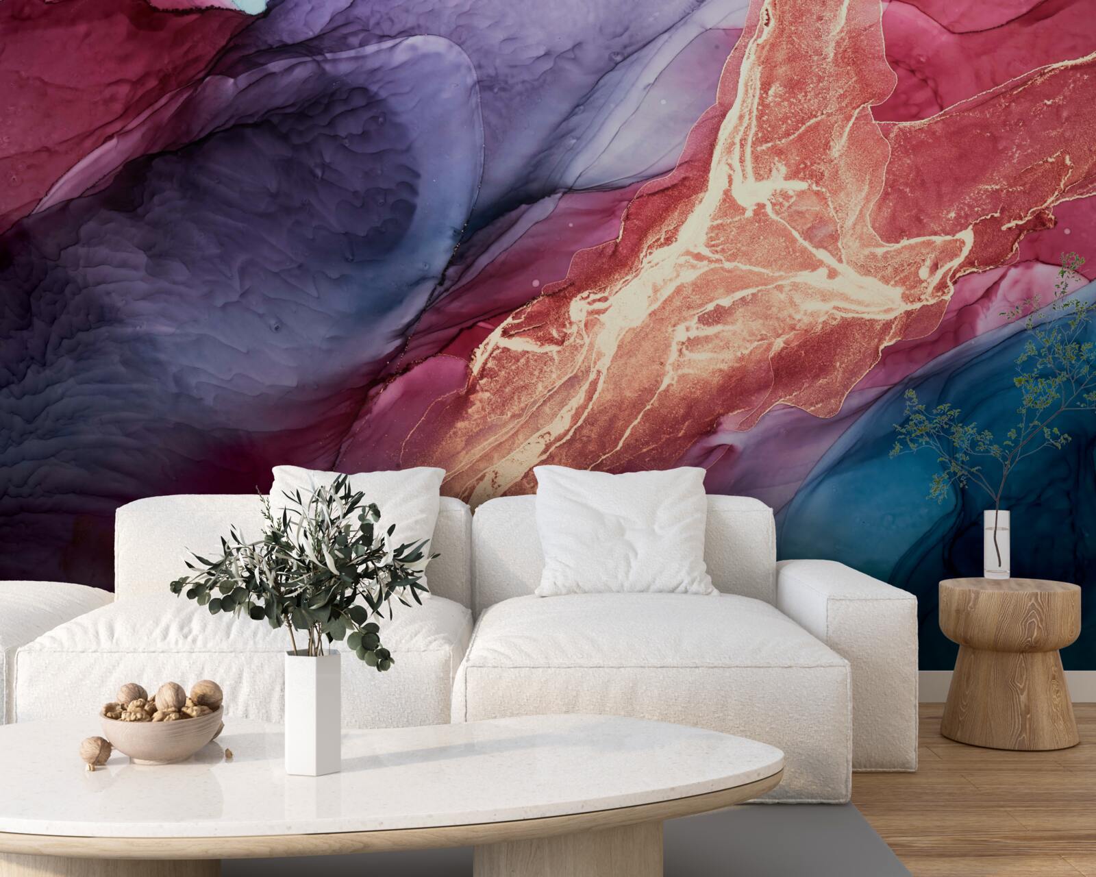 Fototapet fum deschis la culoare