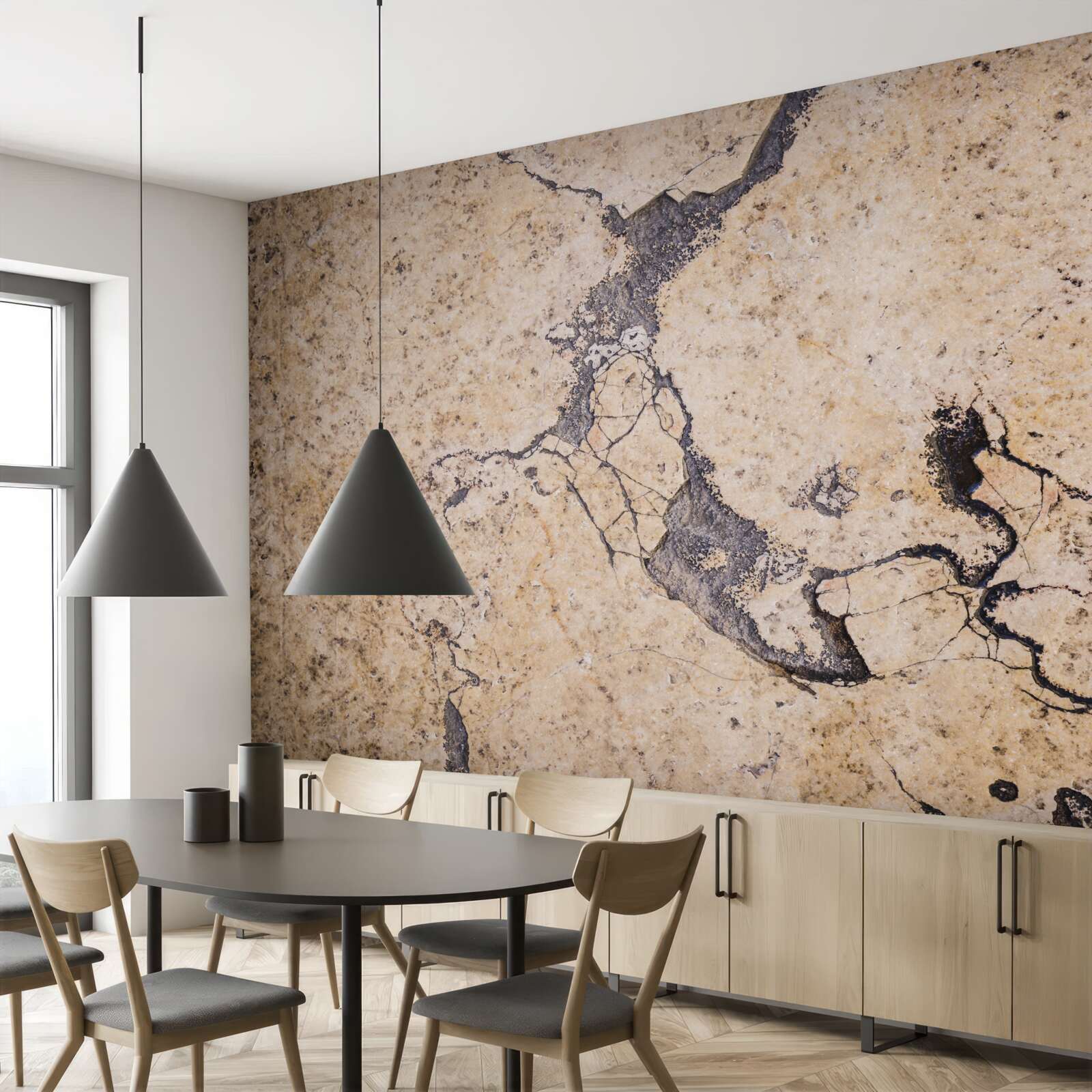 Fototapet abstracție vintage de nisip