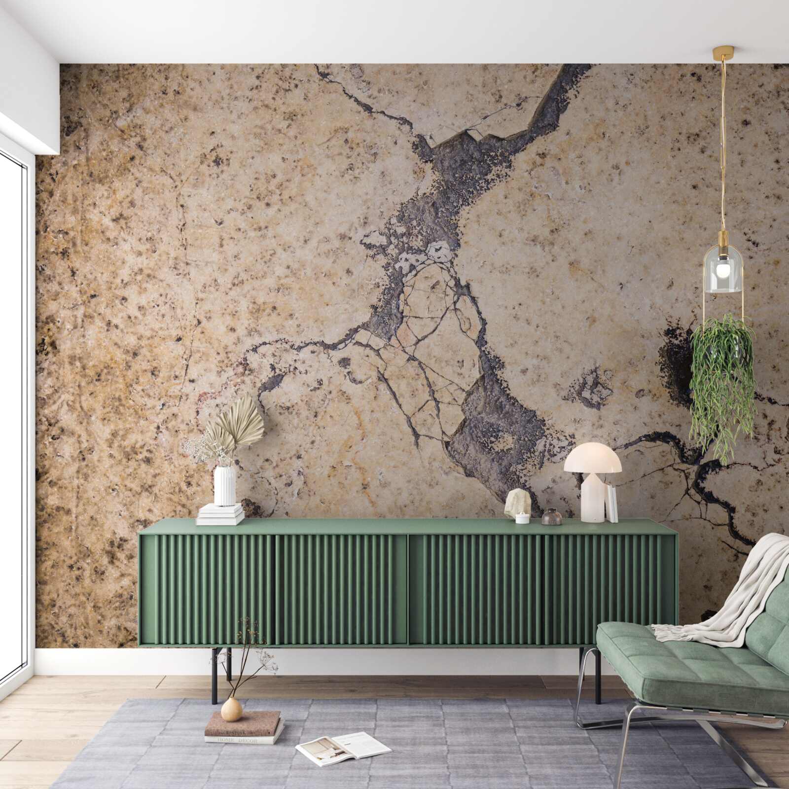 Fototapet abstracție vintage de nisip