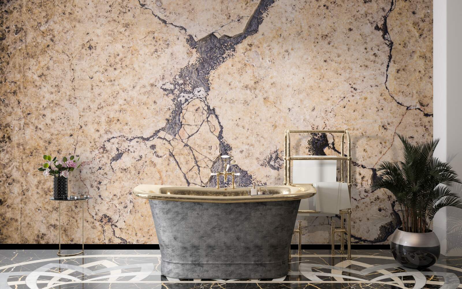 Fototapet abstracție vintage de nisip