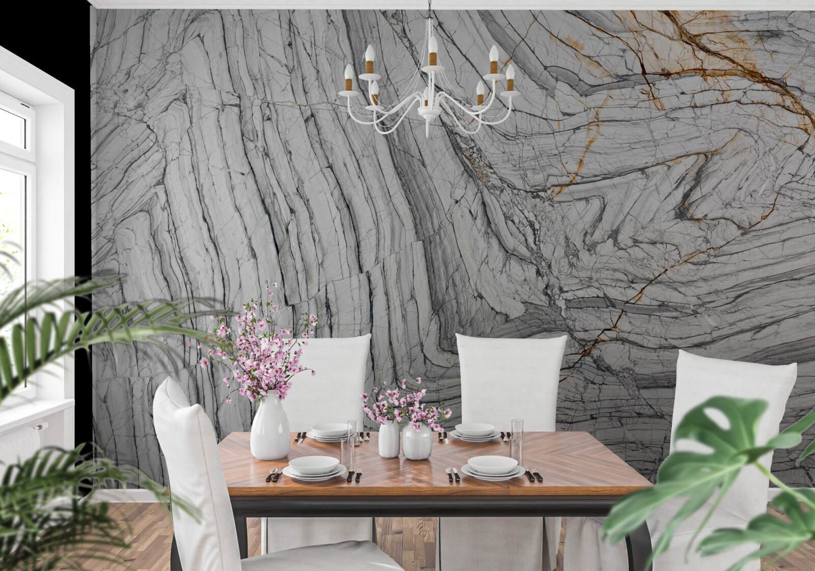 Fototapet aliajul conține cuarțit