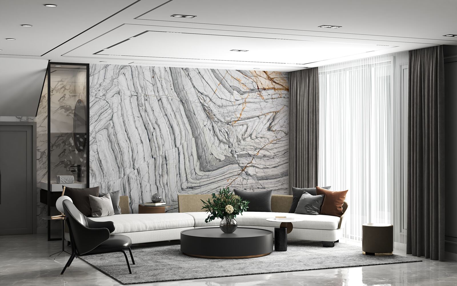 Fototapet aliajul conține cuarțit