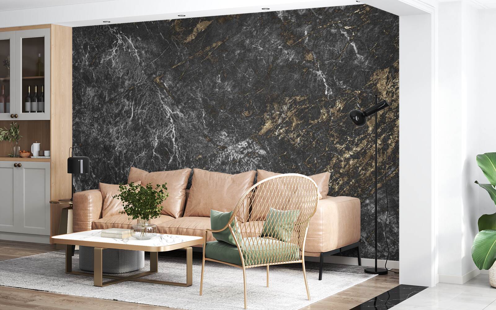 Fototapet fundal de marmură gri