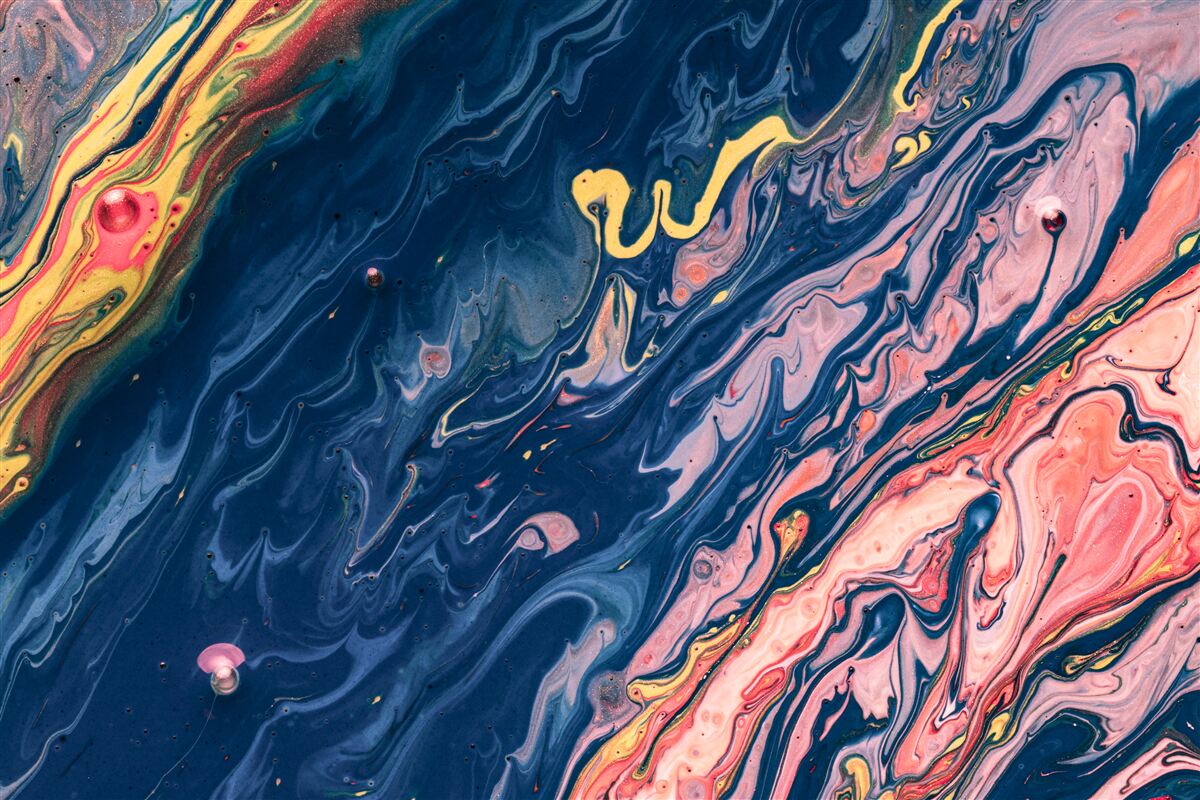 Fototapet pete grele de ulei