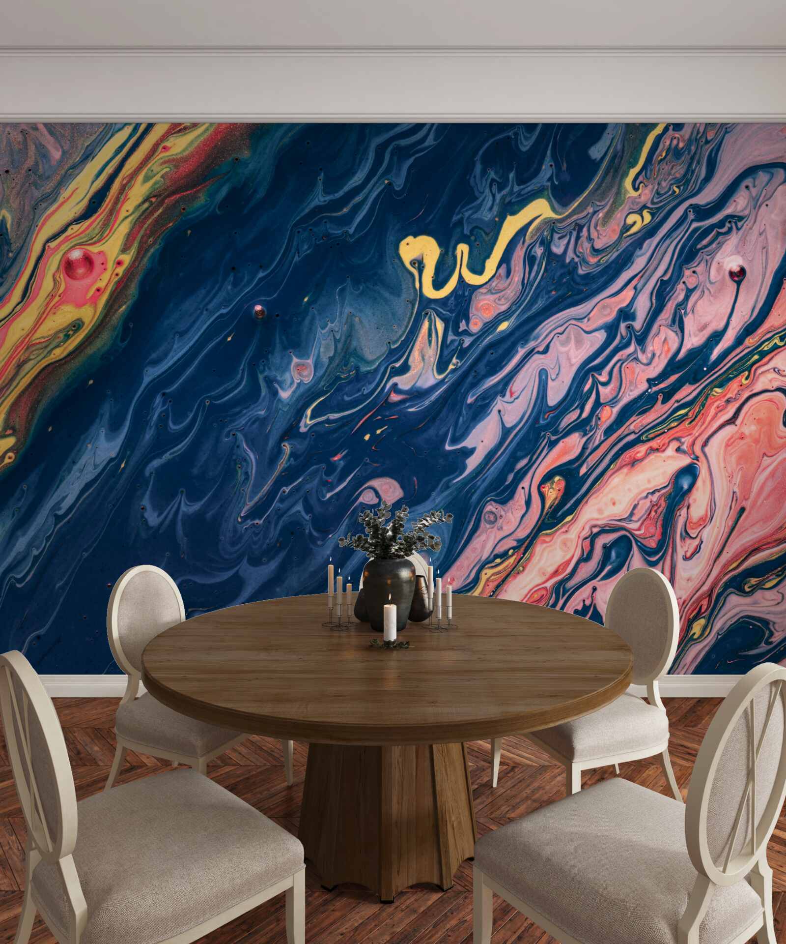 Fototapet pete grele de ulei