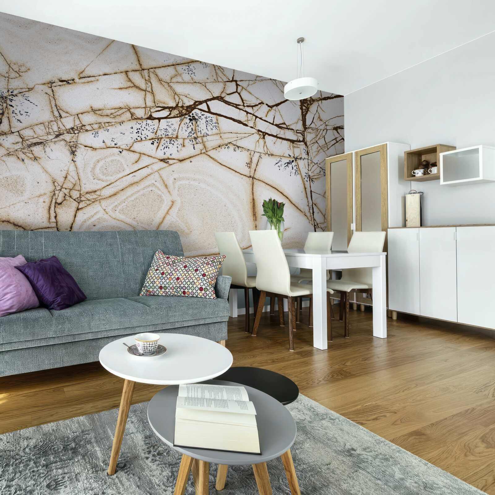 Fototapet fundal cu marmură de lumină crăpată