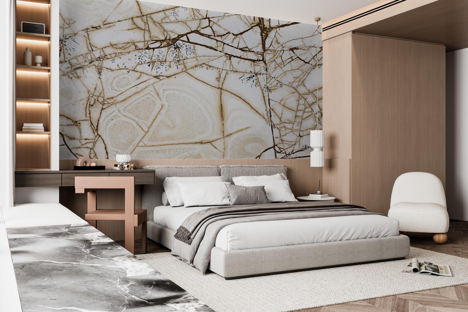 Fototapet fundal cu marmură de lumină crăpată