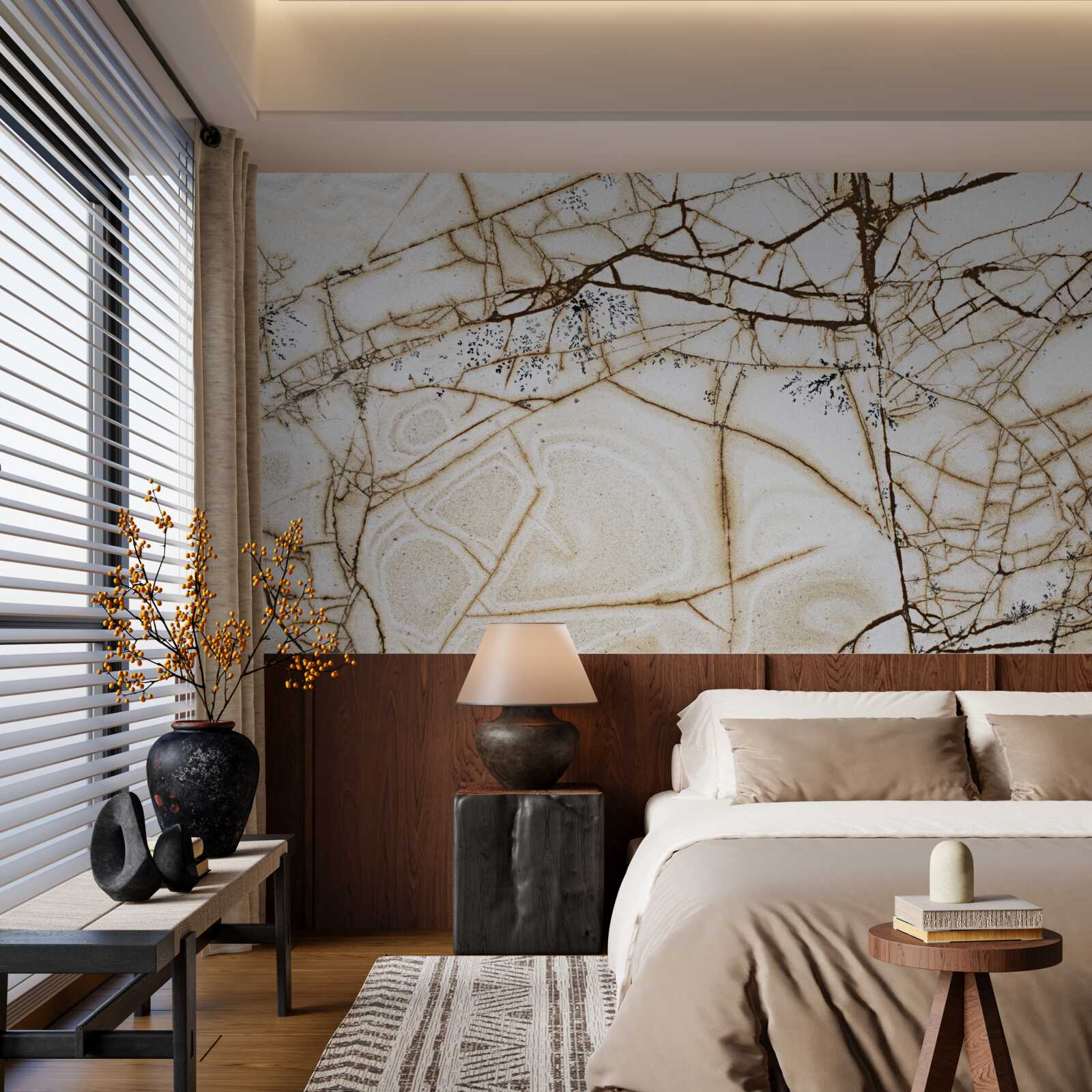 Fototapet fundal cu marmură de lumină crăpată