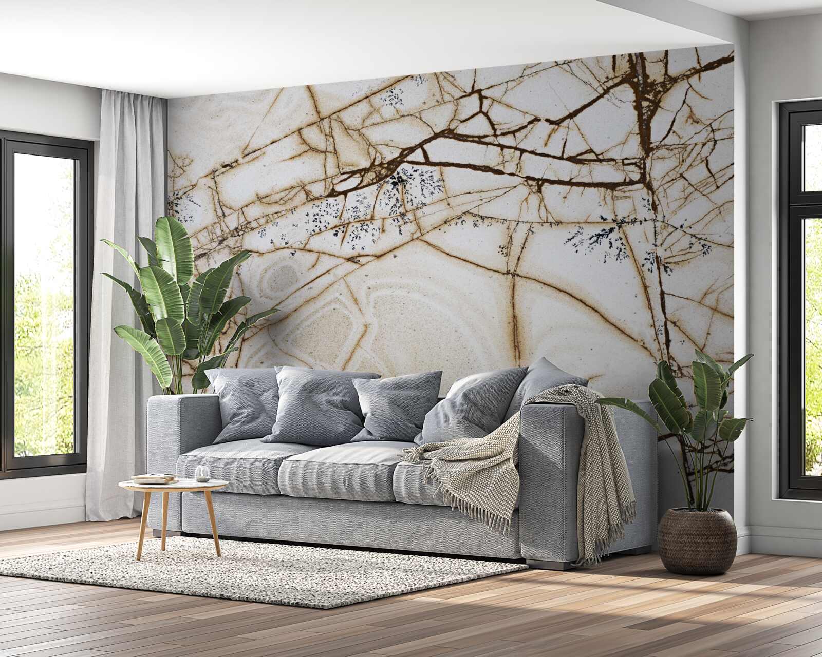 Fototapet fundal cu marmură de lumină crăpată