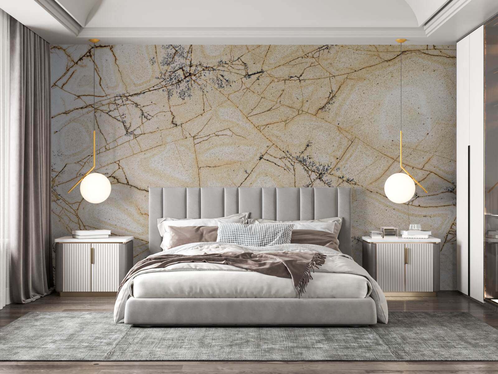 Fototapet frumusețea cuarțitului ușor