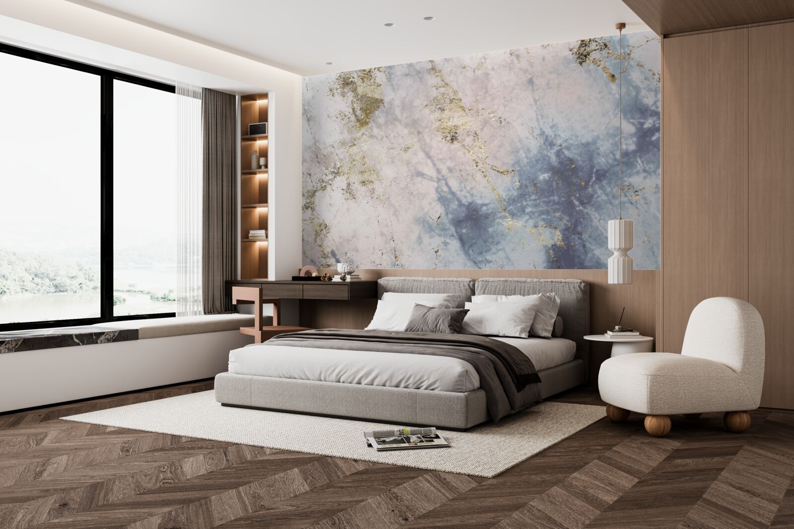 Fototapet piatră de marmură flexibilă