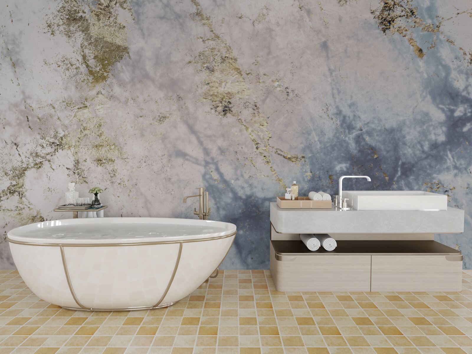 Fototapet piatră de marmură flexibilă