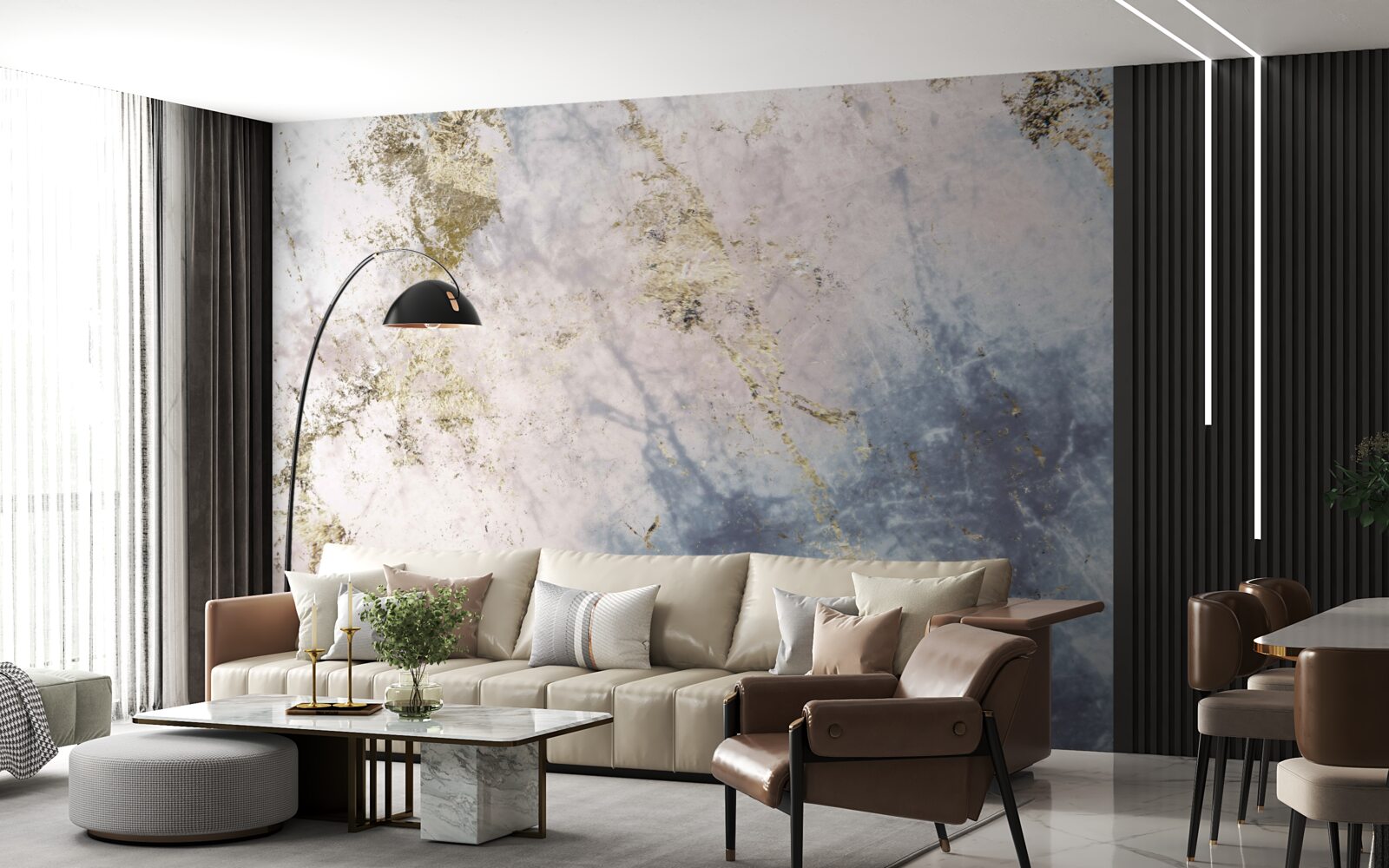 Fototapet piatră de marmură flexibilă