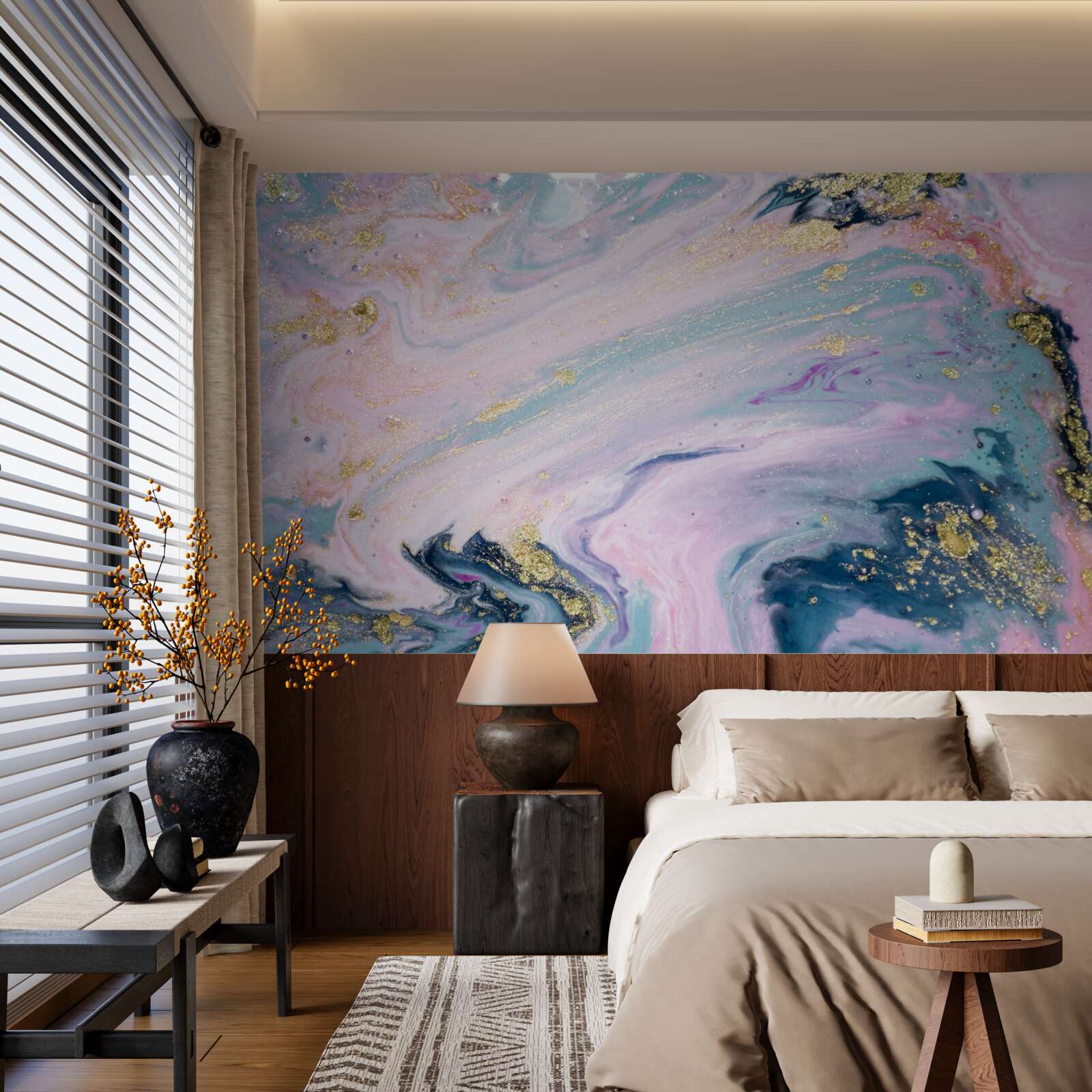 Fototapet diferite culori de marmură rafinată