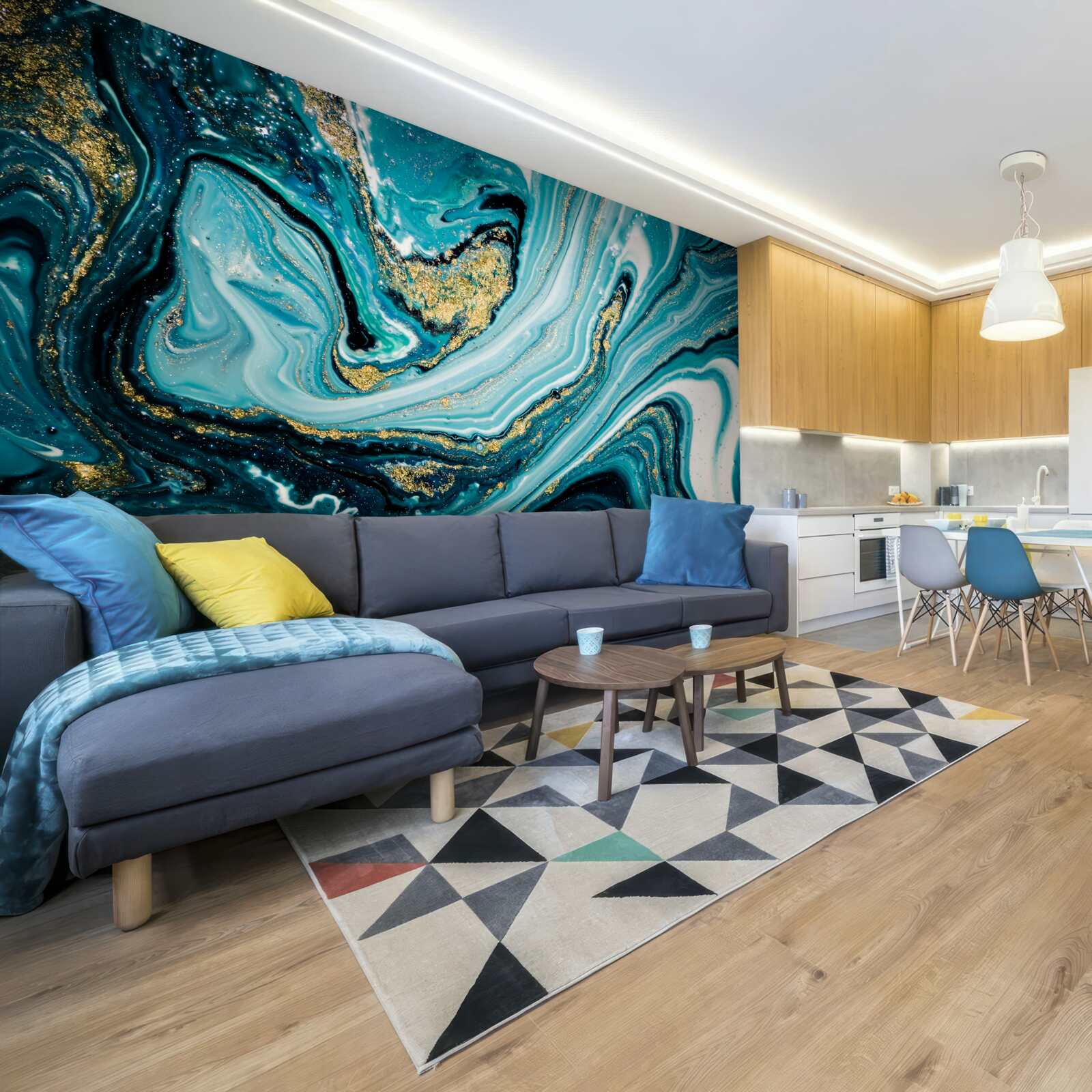 Fototapet întinderea luxuriantă a adâncurilor mării