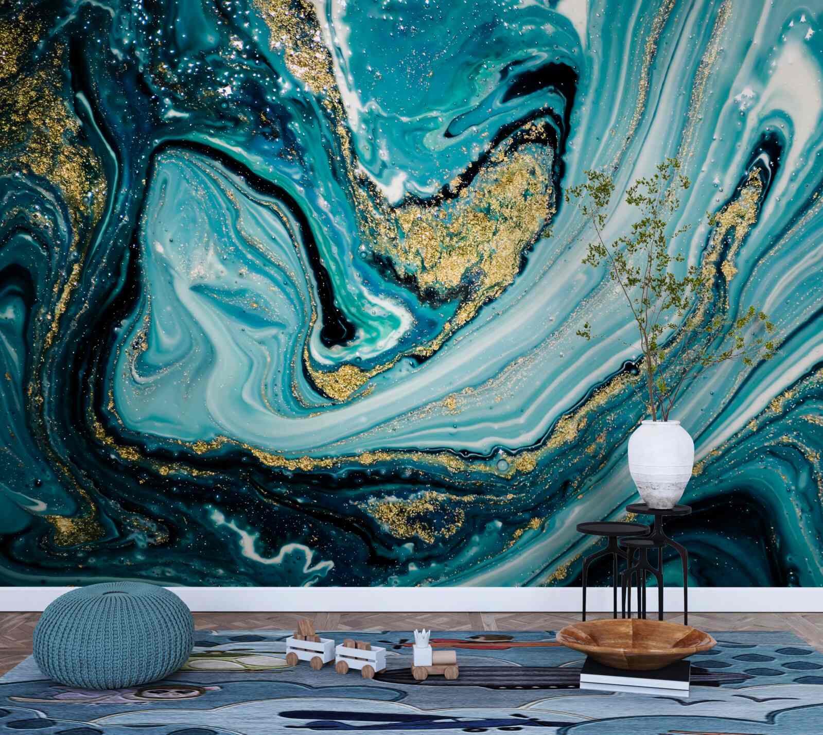 Fototapet întinderea luxuriantă a adâncurilor mării