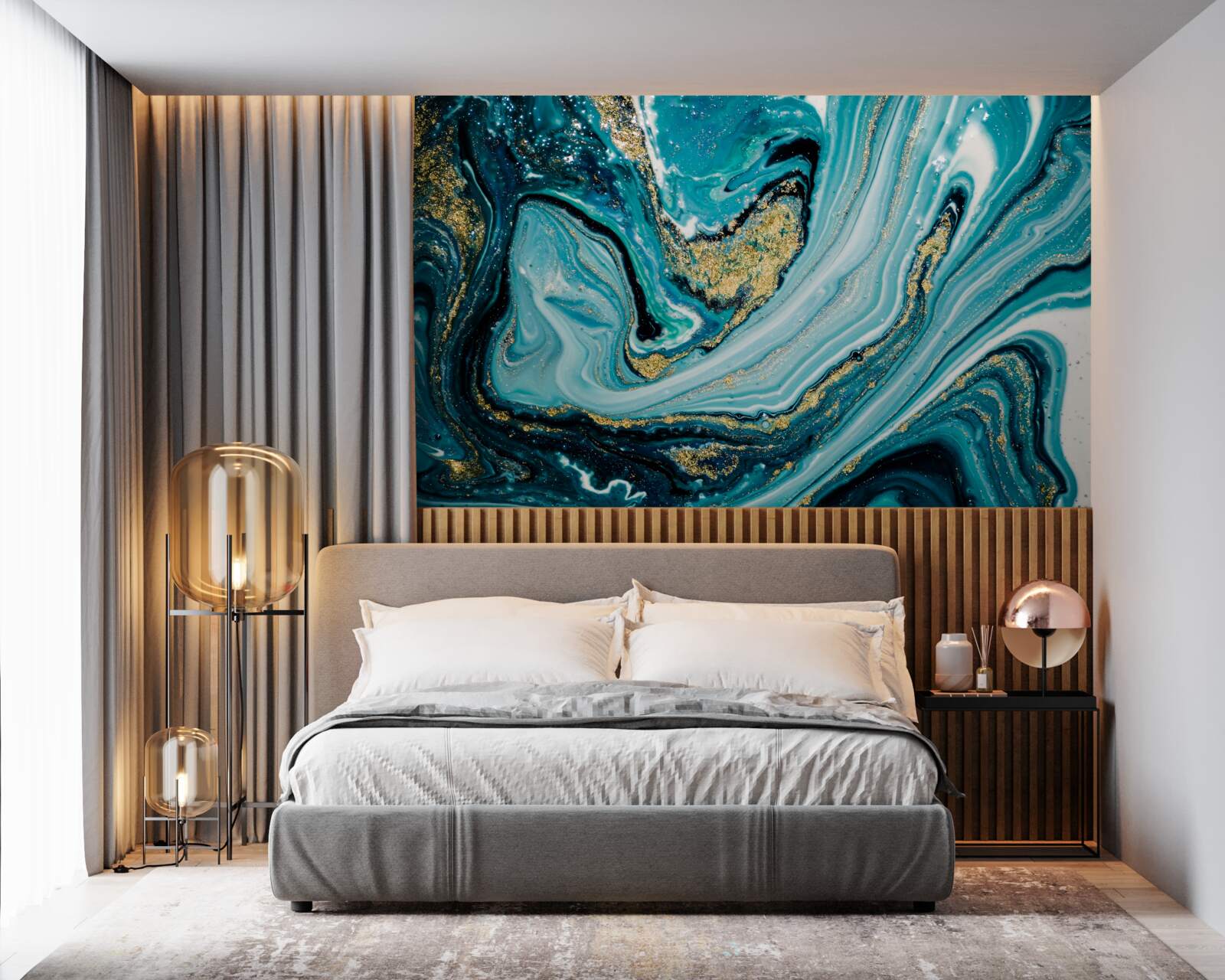 Fototapet întinderea luxuriantă a adâncurilor mării