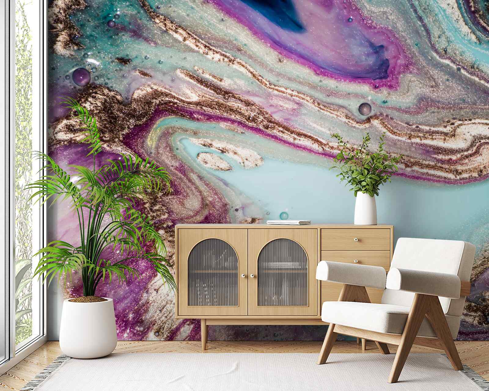 Fototapet lichide clare, esențiale