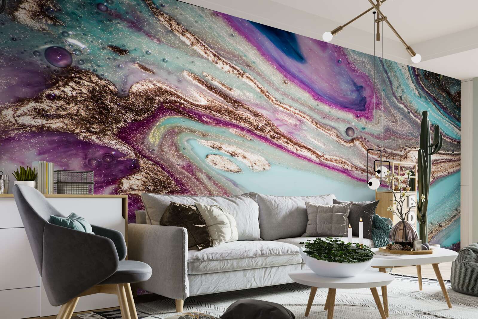 Fototapet lichide clare, esențiale