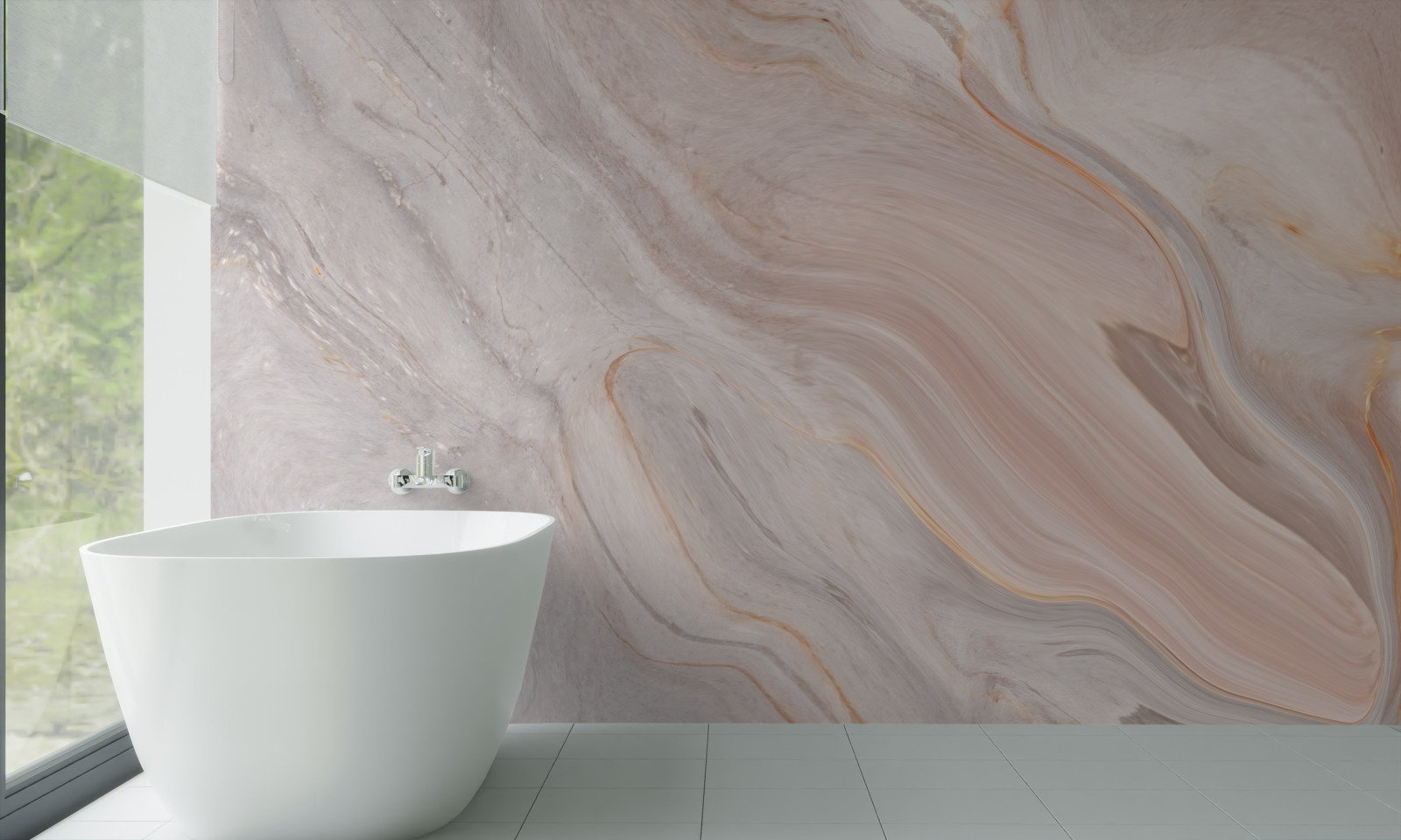 Fototapet marmură moale în nuanțe de pudră