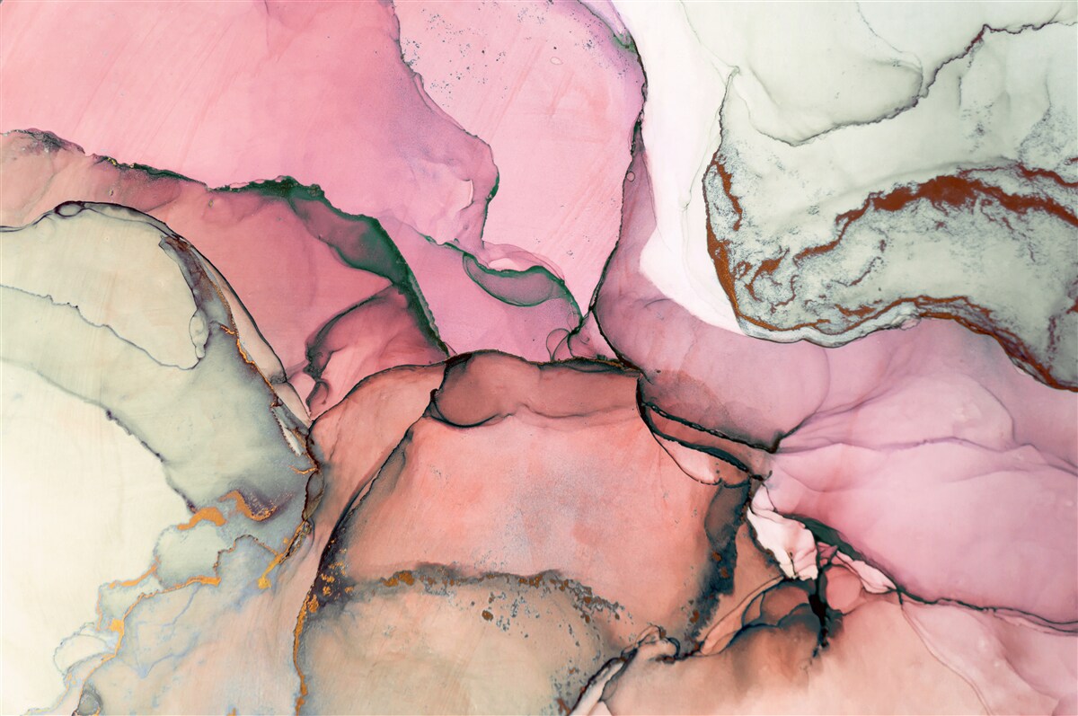 Fototapet marmură în nuanțe de roz, de inspirație abstractă