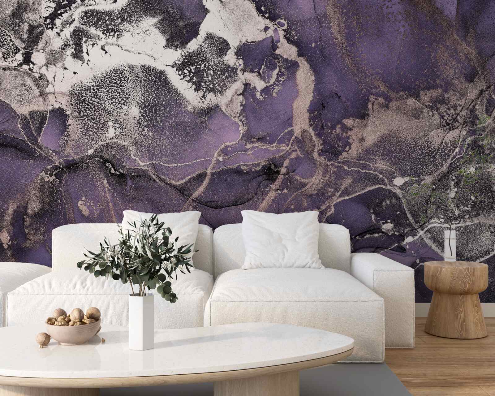 Fototapet fundal uimitor în nuanțe de violet