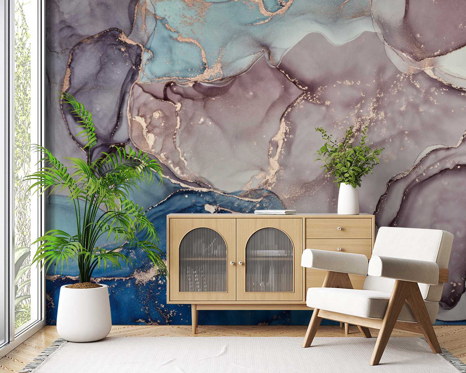 Fototapet fundal marmură acuarelă