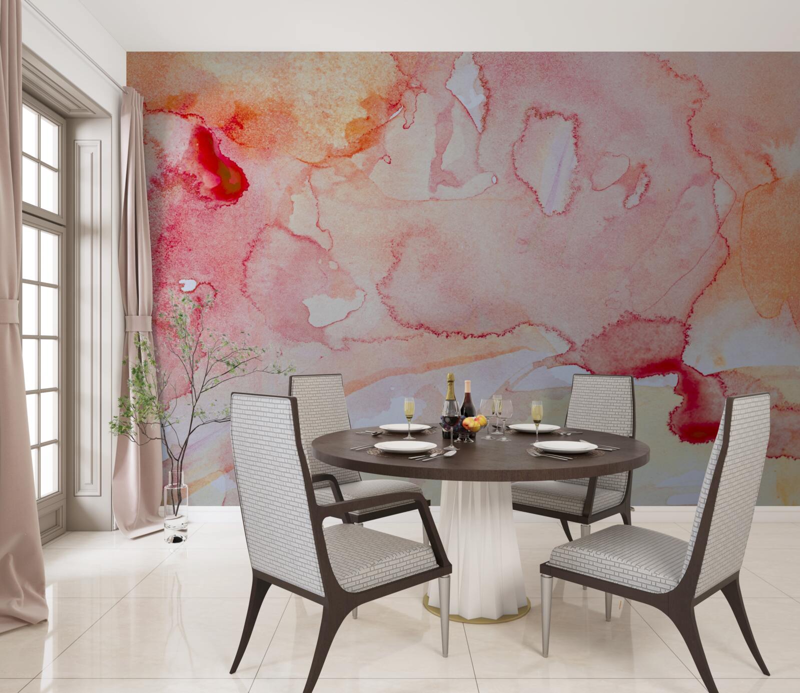 Fototapet fundal pat acuarelă